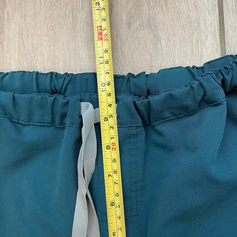 FIGS Scrub Pants Teal XS Technical Collection Drawstring Medical